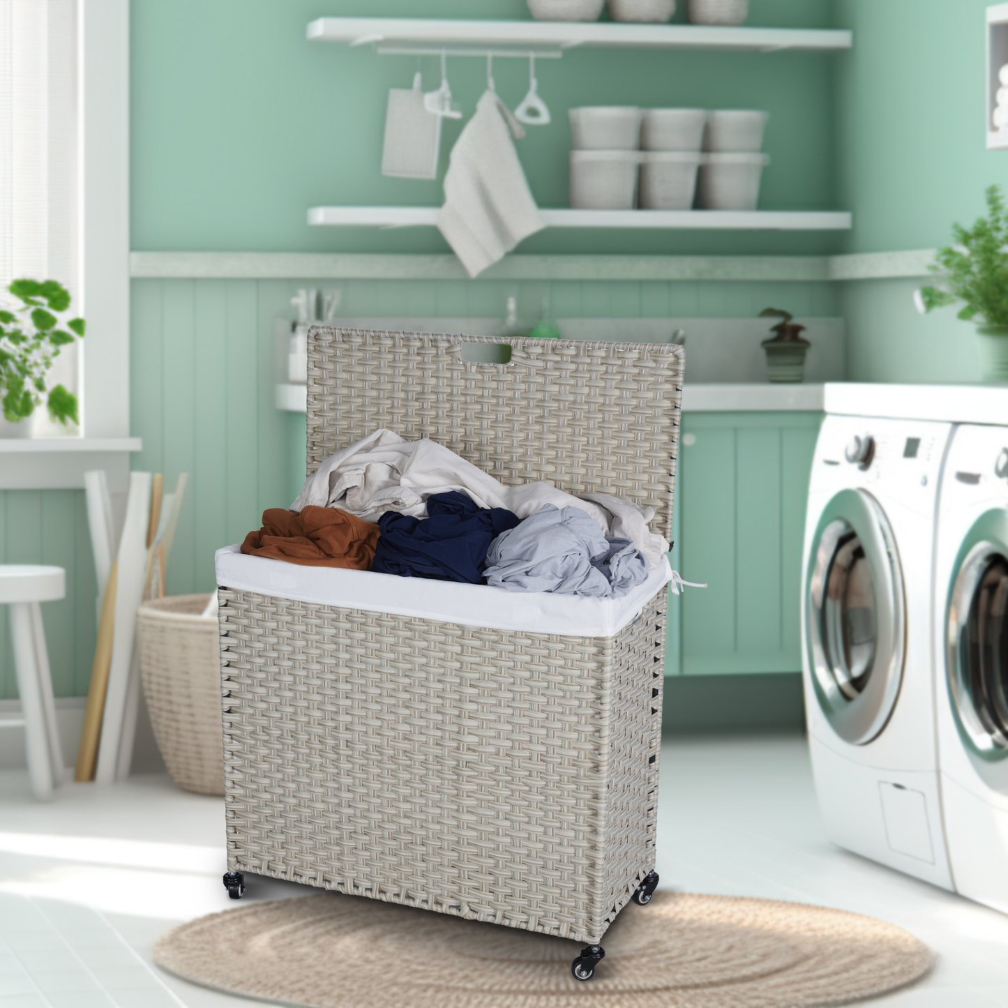 Laundry Hamper with Lid