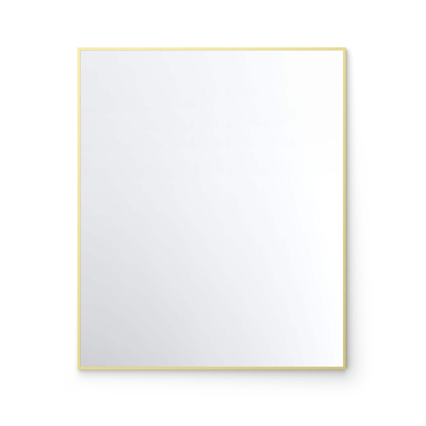 30" x 36" Metal Frame Shatterproof Wall Mount Mirror