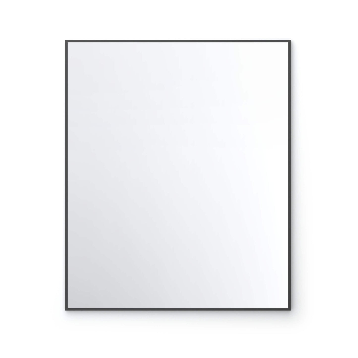30" x 36" Metal Frame Shatterproof Wall Mount Mirror
