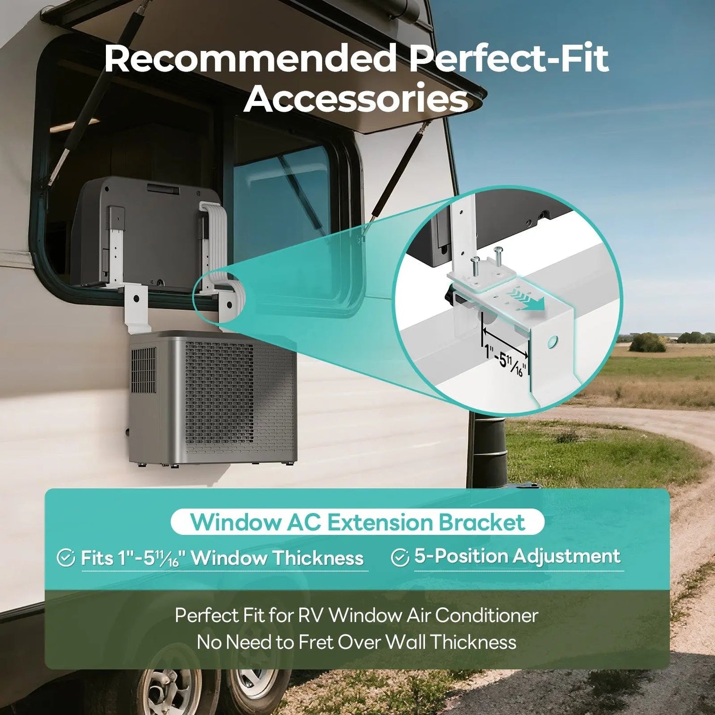 Fogatti InstaCool Go Portable Window Air Conditioner