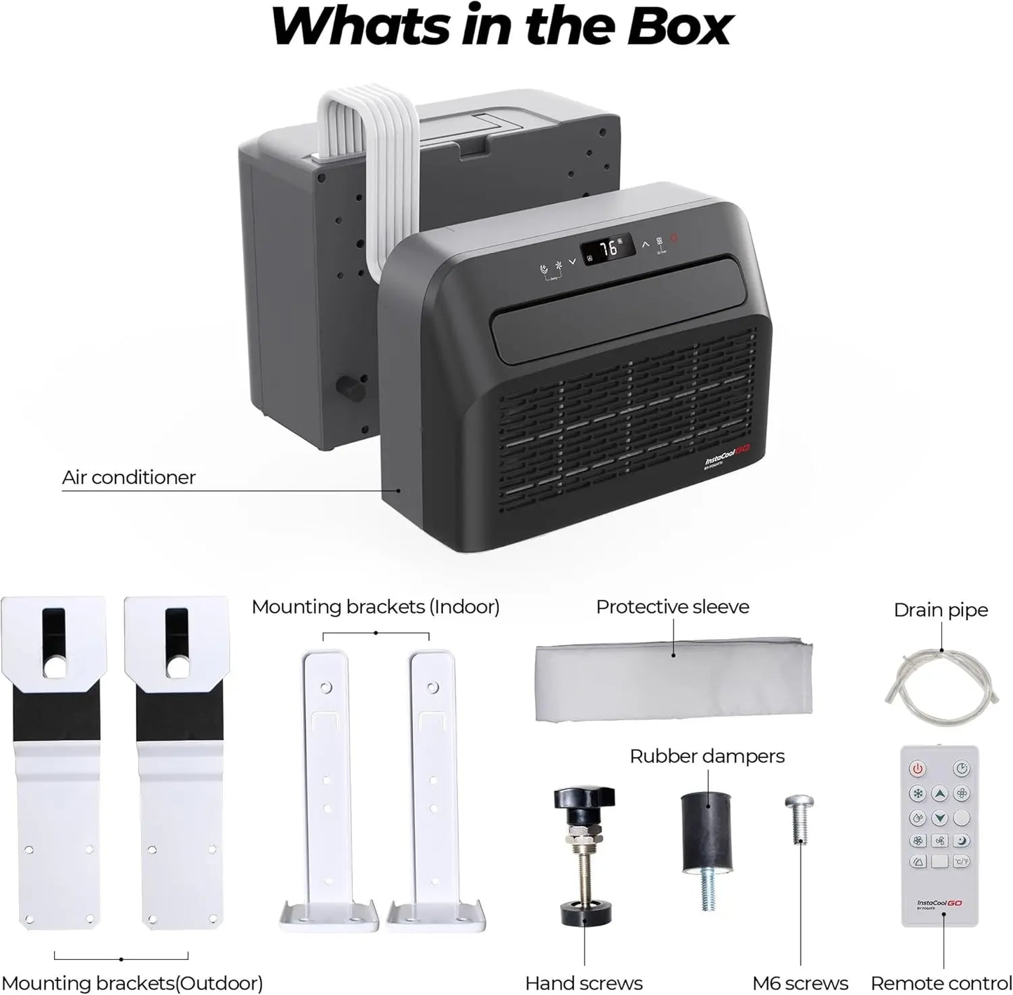 Fogatti InstaCool Go Portable Window Air Conditioner