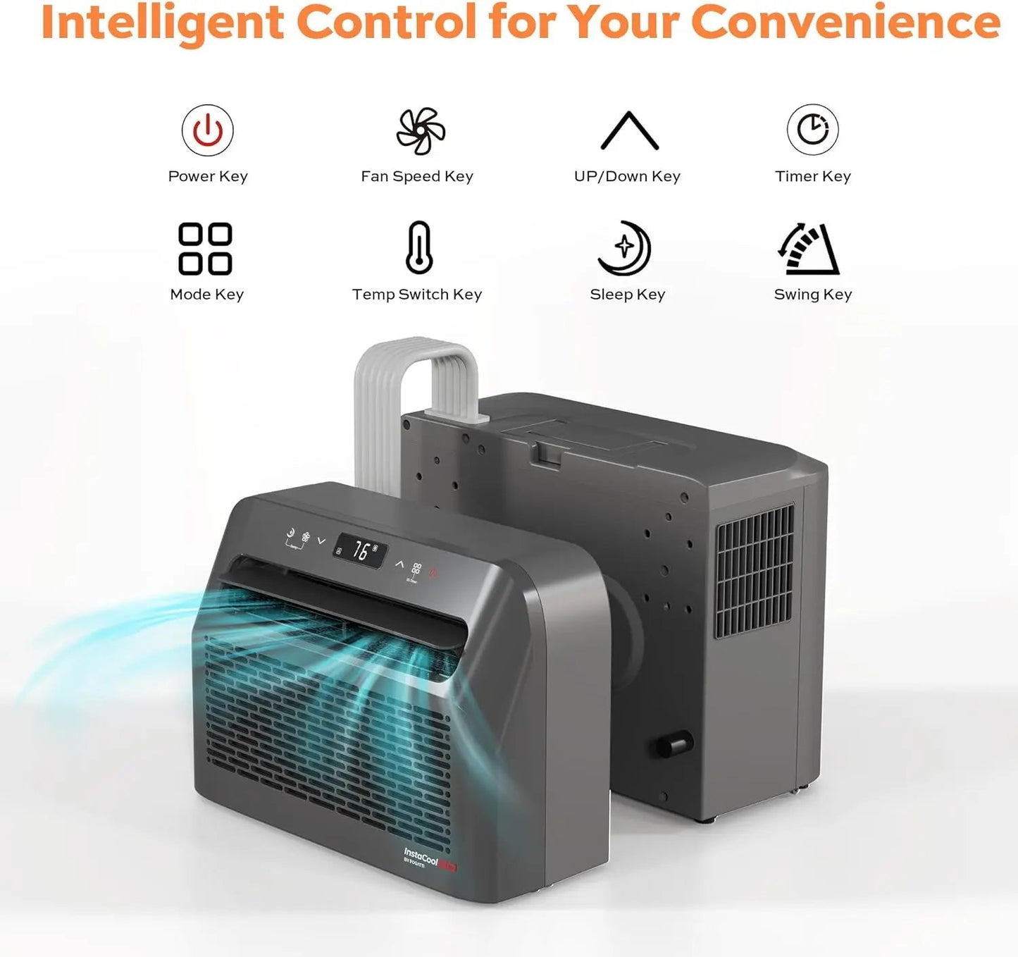 Fogatti InstaCool Go Portable Window Air Conditioner