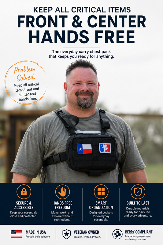 Chest Pack for Easy Access to Gear | Gnome Chest Pack