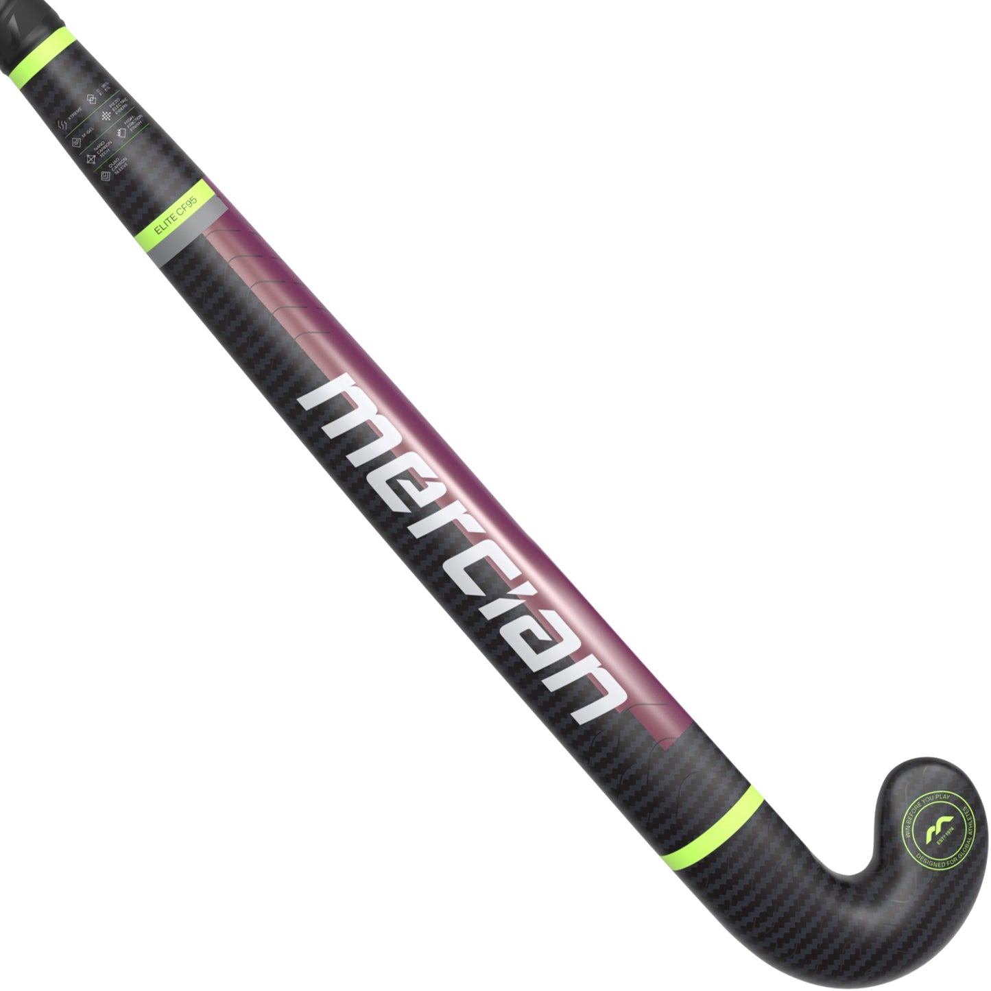 Mercian Elite CF95 Xtreme Bend Hockey Stick - Elite Composite Technology