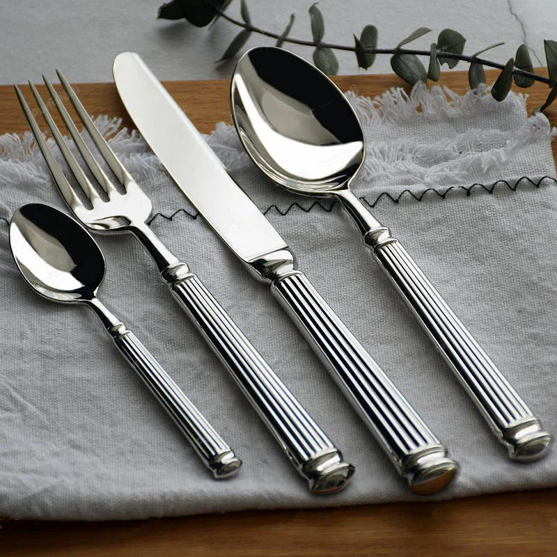 Handcrafted Timeless Roman Column Flatware | Yedwo Design