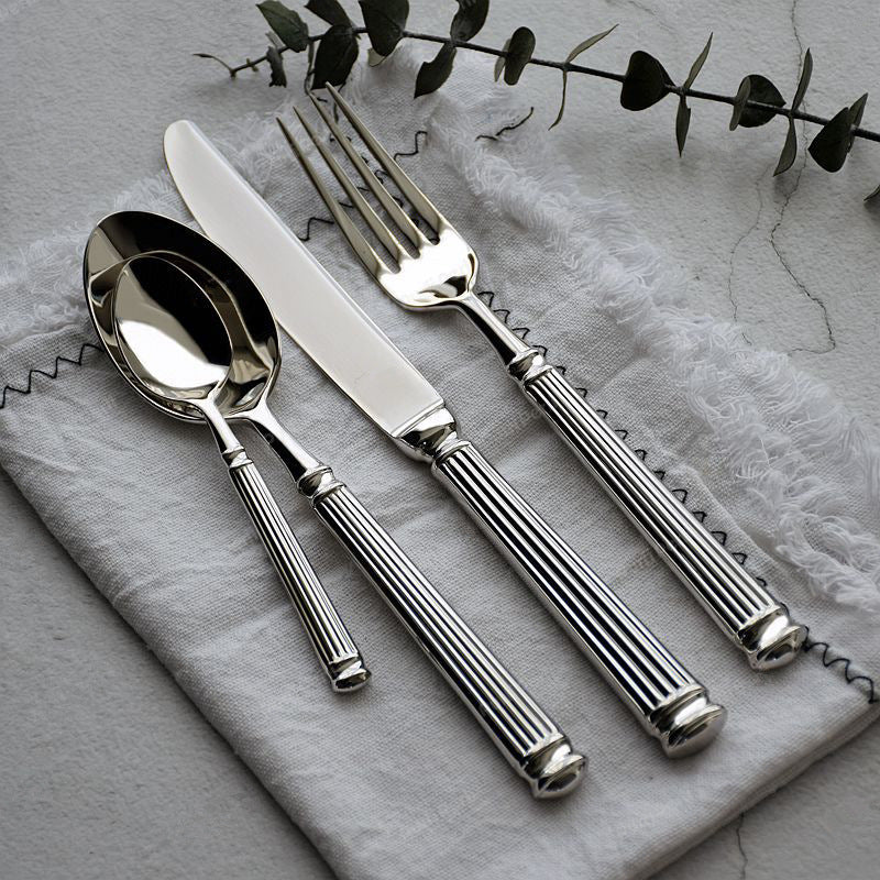 Handcrafted Timeless Roman Column Flatware | Yedwo Design