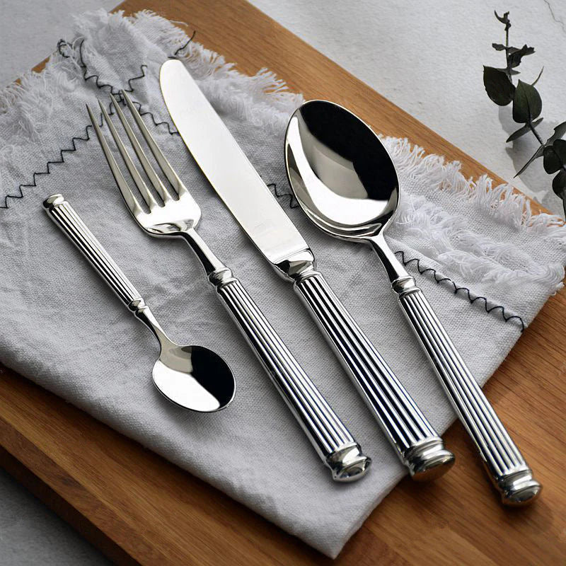Handcrafted Timeless Roman Column Flatware | Yedwo Design