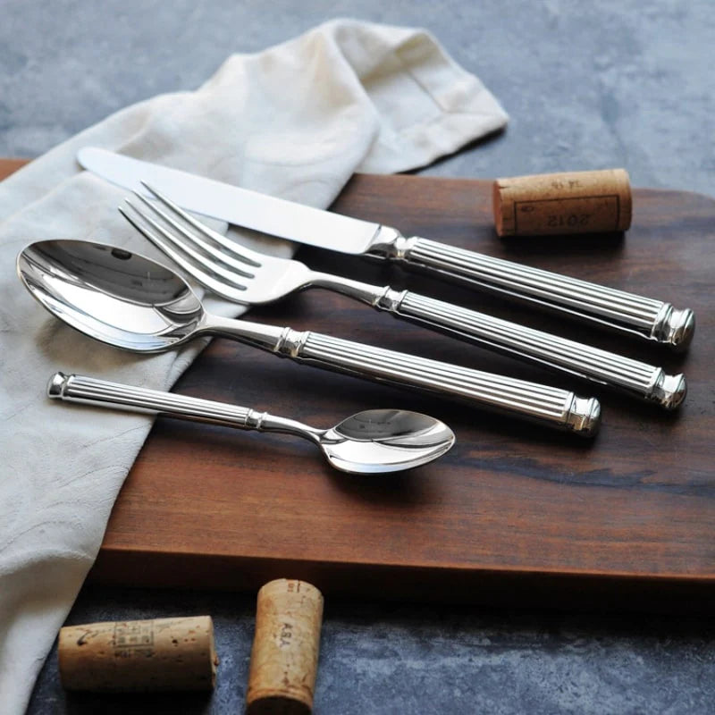 Handcrafted Timeless Roman Column Flatware | Yedwo Design