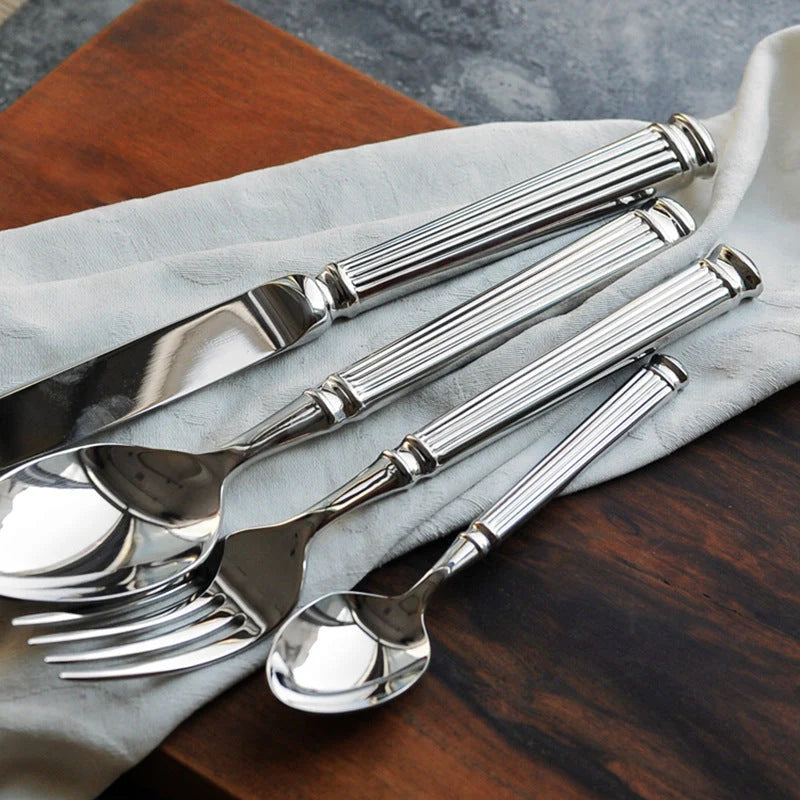 Handcrafted Timeless Roman Column Flatware | Yedwo Design