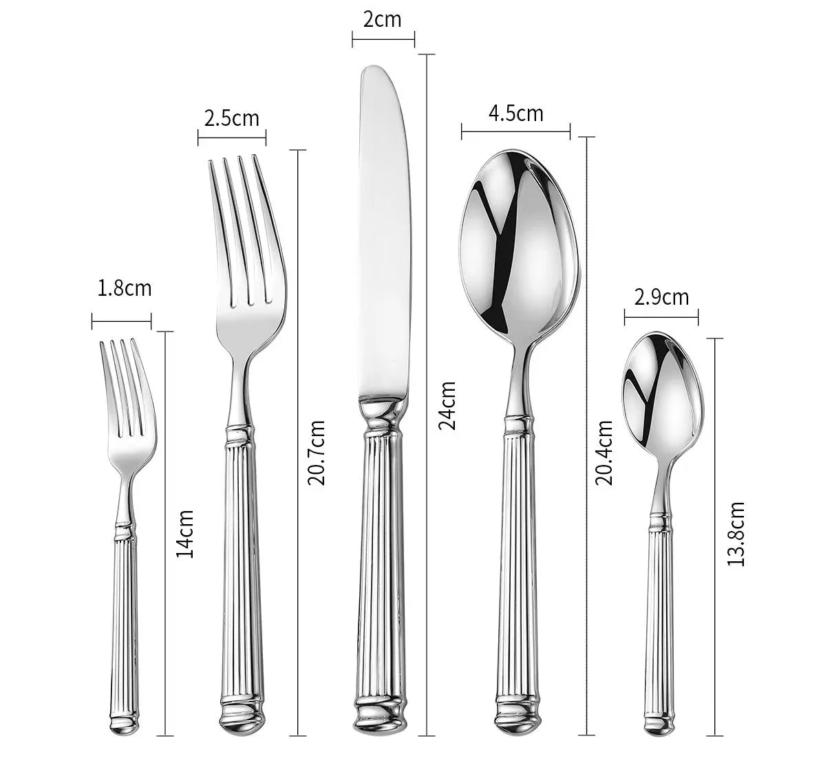 Handcrafted Timeless Roman Column Flatware | Yedwo Design