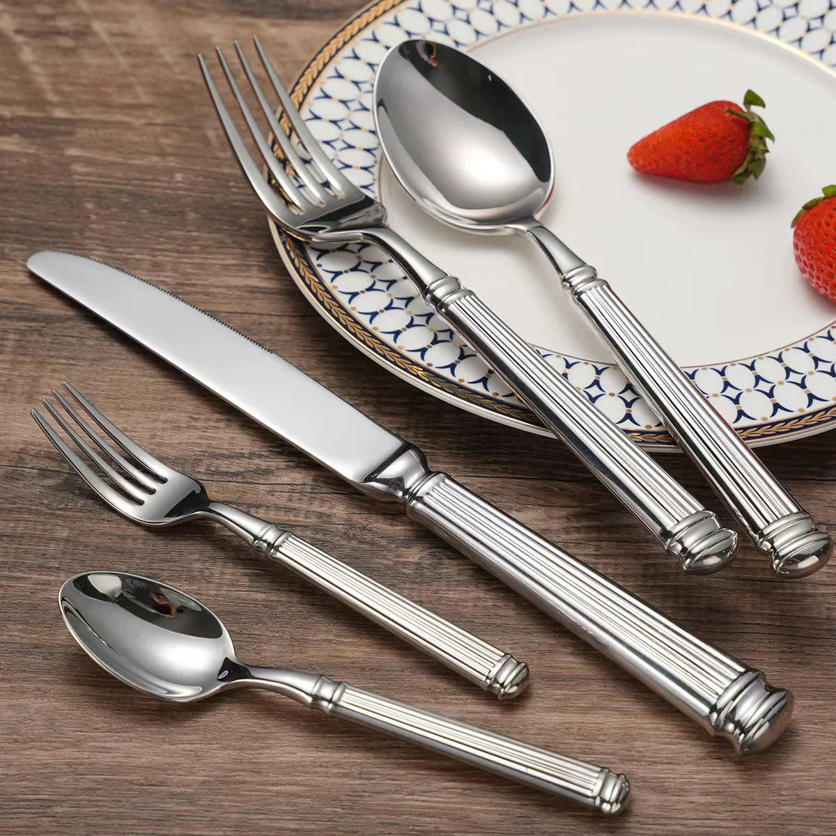 Handcrafted Timeless Roman Column Flatware | Yedwo Design