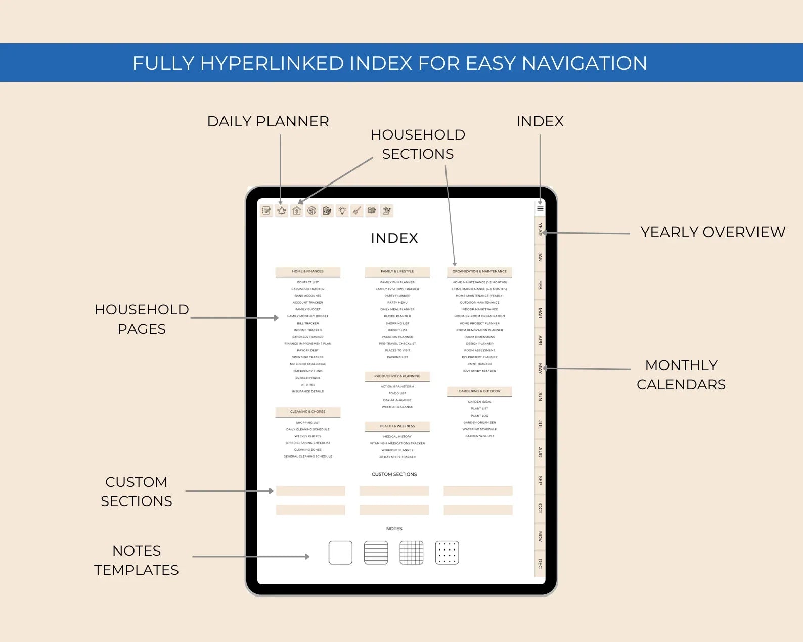 HouseholdDigitalPlanner - shoponestop.store