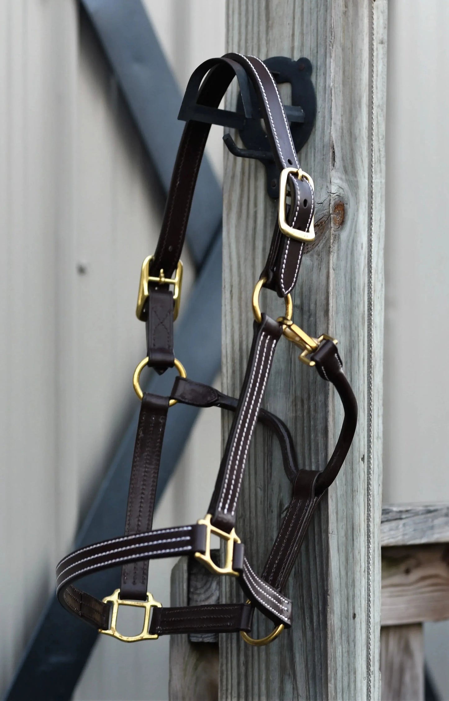 Huntley-Equestrian-Premium-Leather-Triple-Stitched-Halter-with-Snap-Huntley-Equestrian-235024 - shoponestop.store