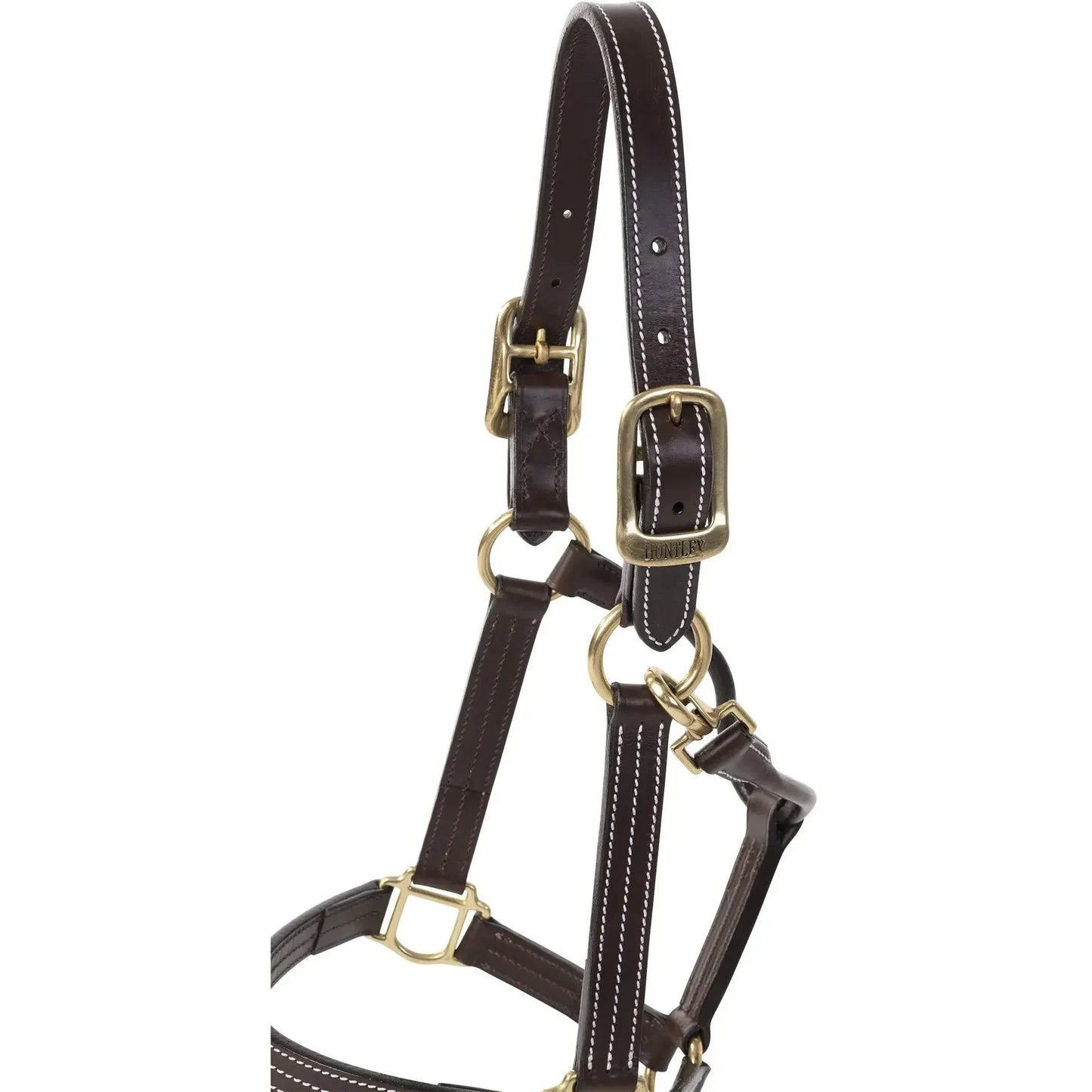 Huntley-Equestrian-Premium-Leather-Triple-Stitched-Halter-with-Snap-Huntley-Equestrian-235395 - shoponestop.store