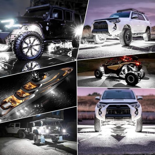 Platinum 24 LED white Rock Lights (10pk)