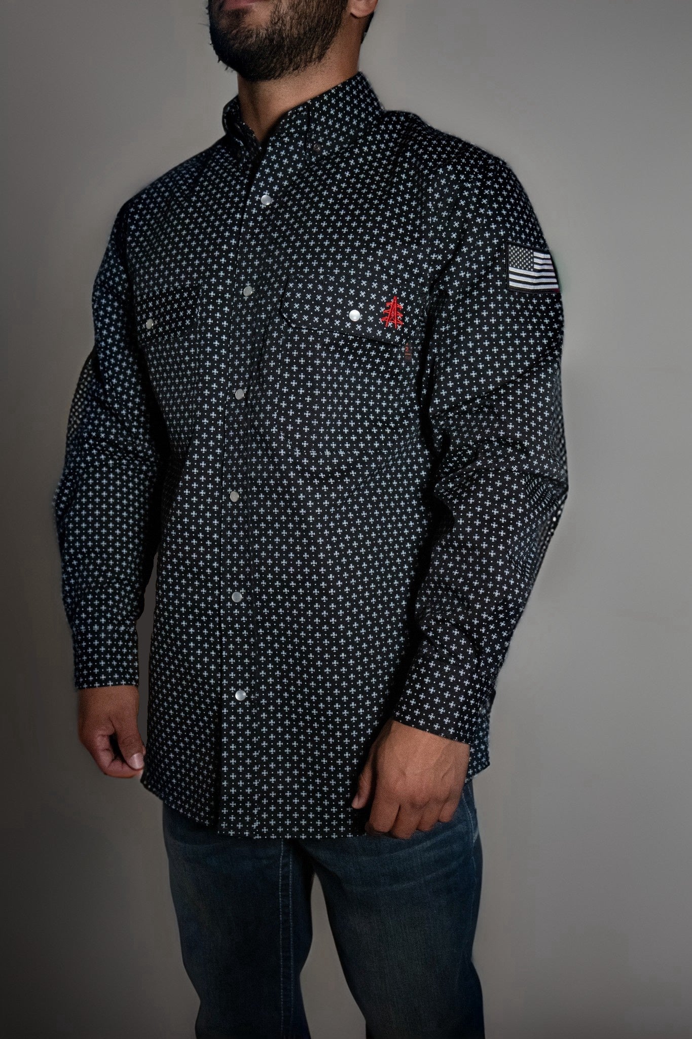 FR Pearl Snap Work Shirt