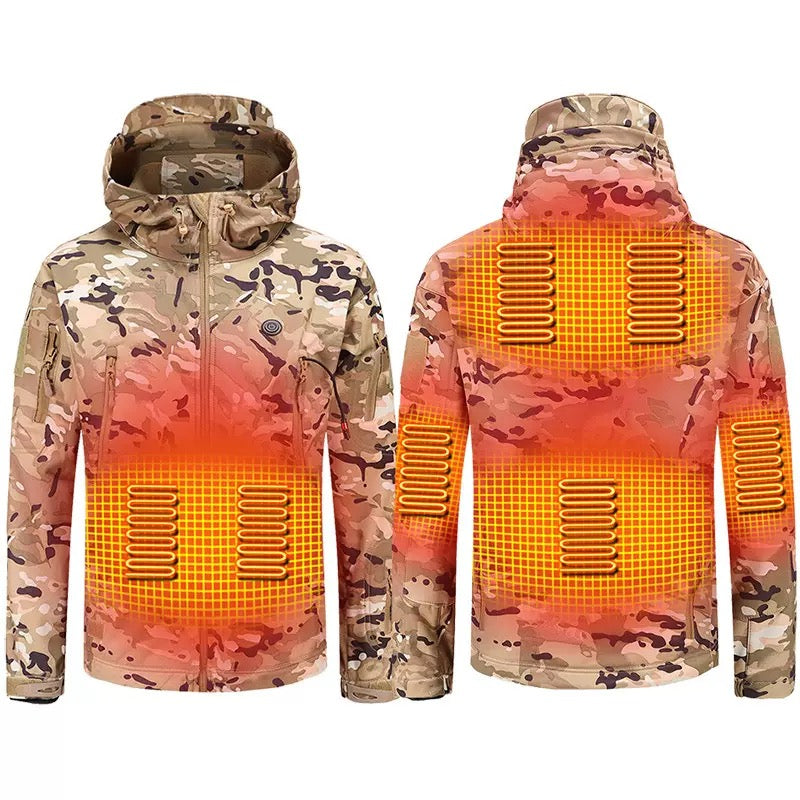 LITEGUEST Heated Camouflage Jacket Built for Outdoor in Cold Weather