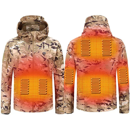 LITEGUEST Heated Camouflage Jacket Built for Outdoor in Cold Weather