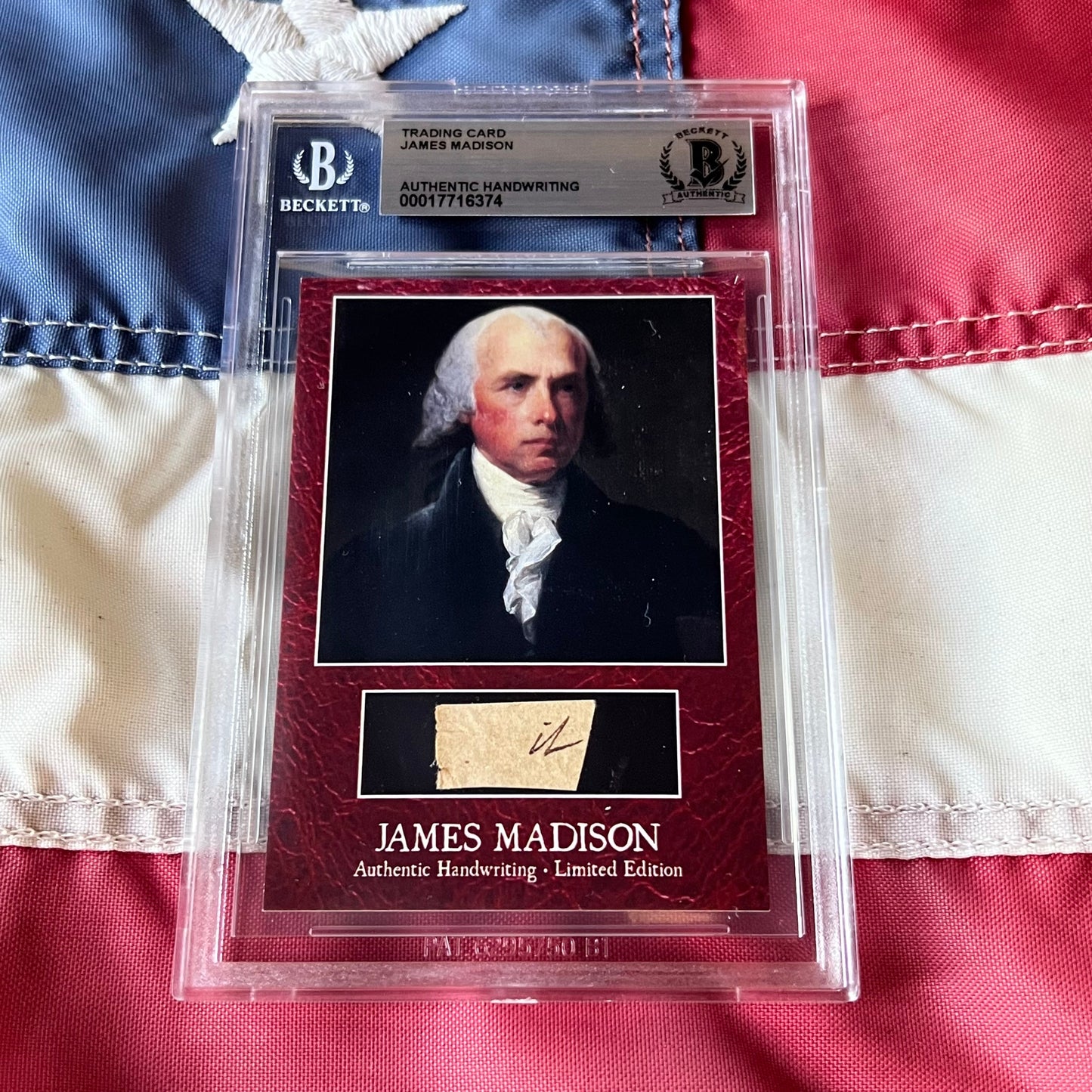 James Madison Beckett  Handwriting