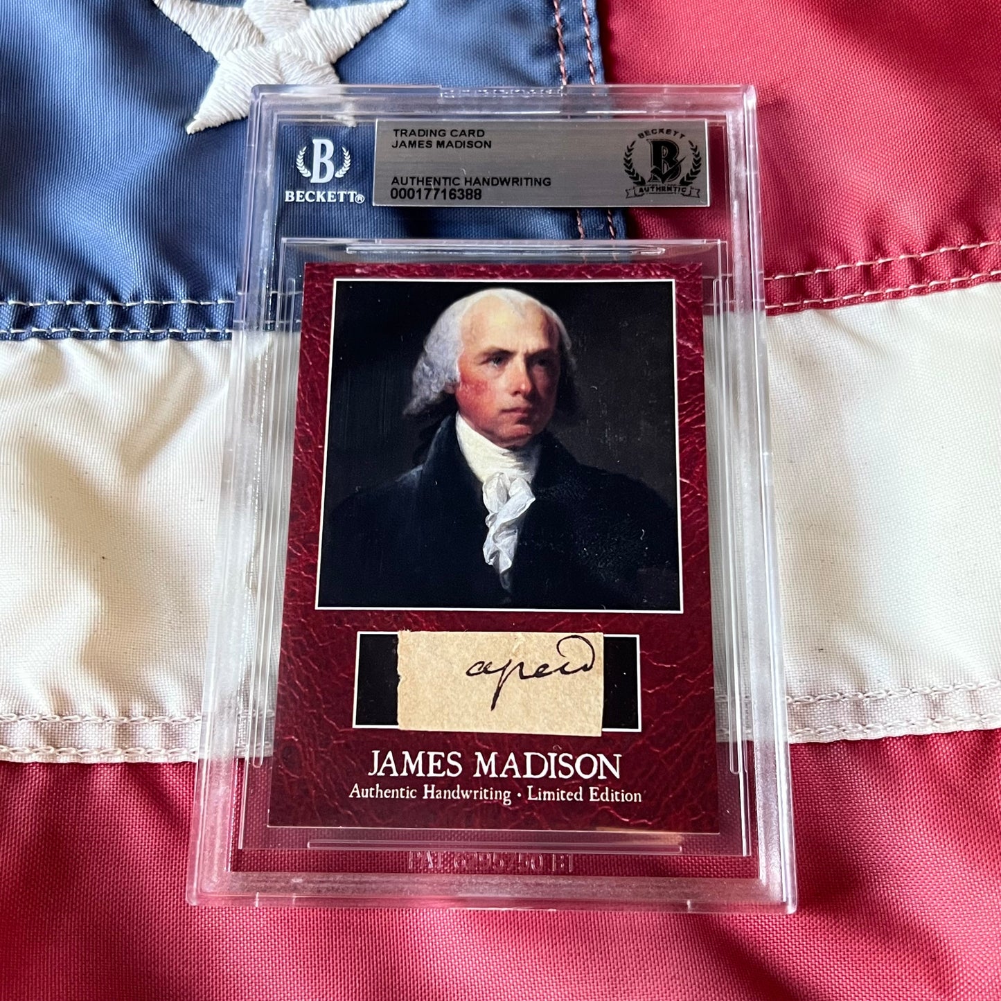 James Madison Beckett  Handwriting