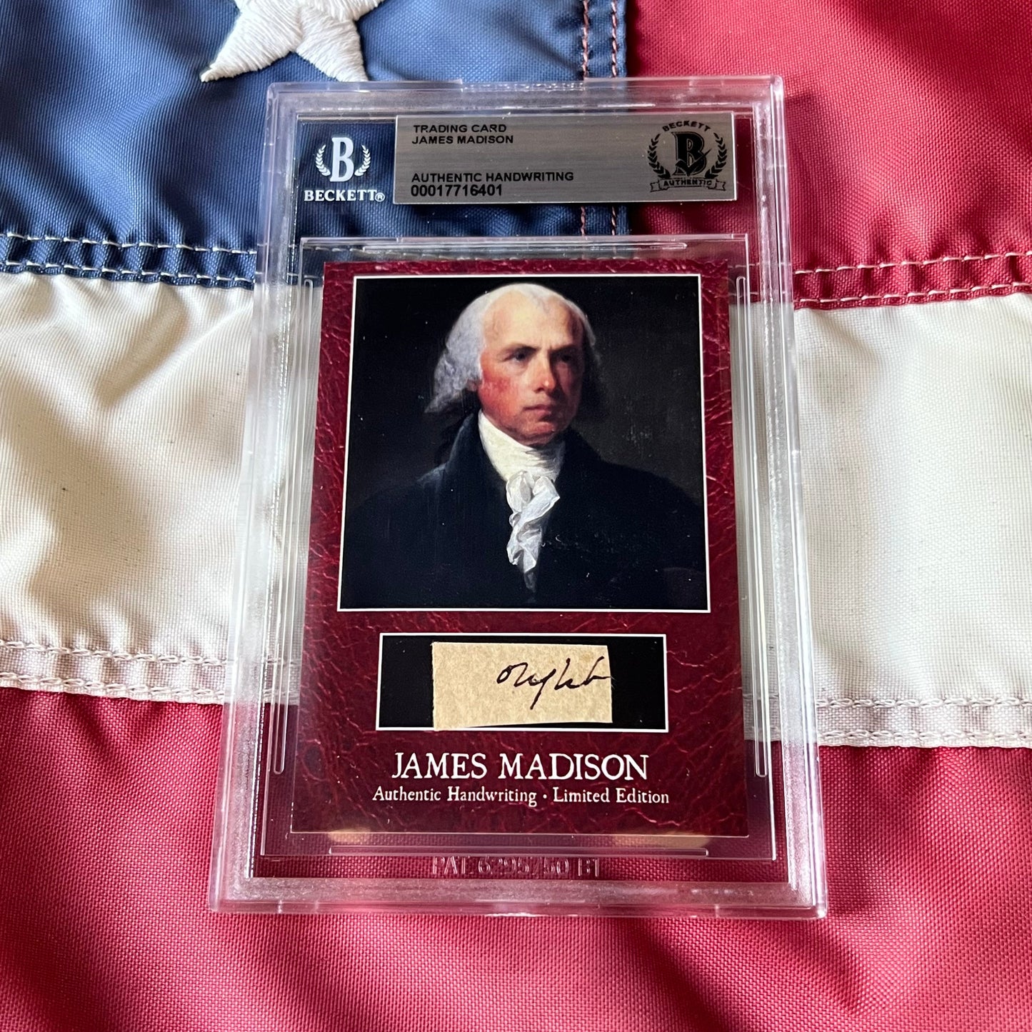 James Madison Beckett  Handwriting