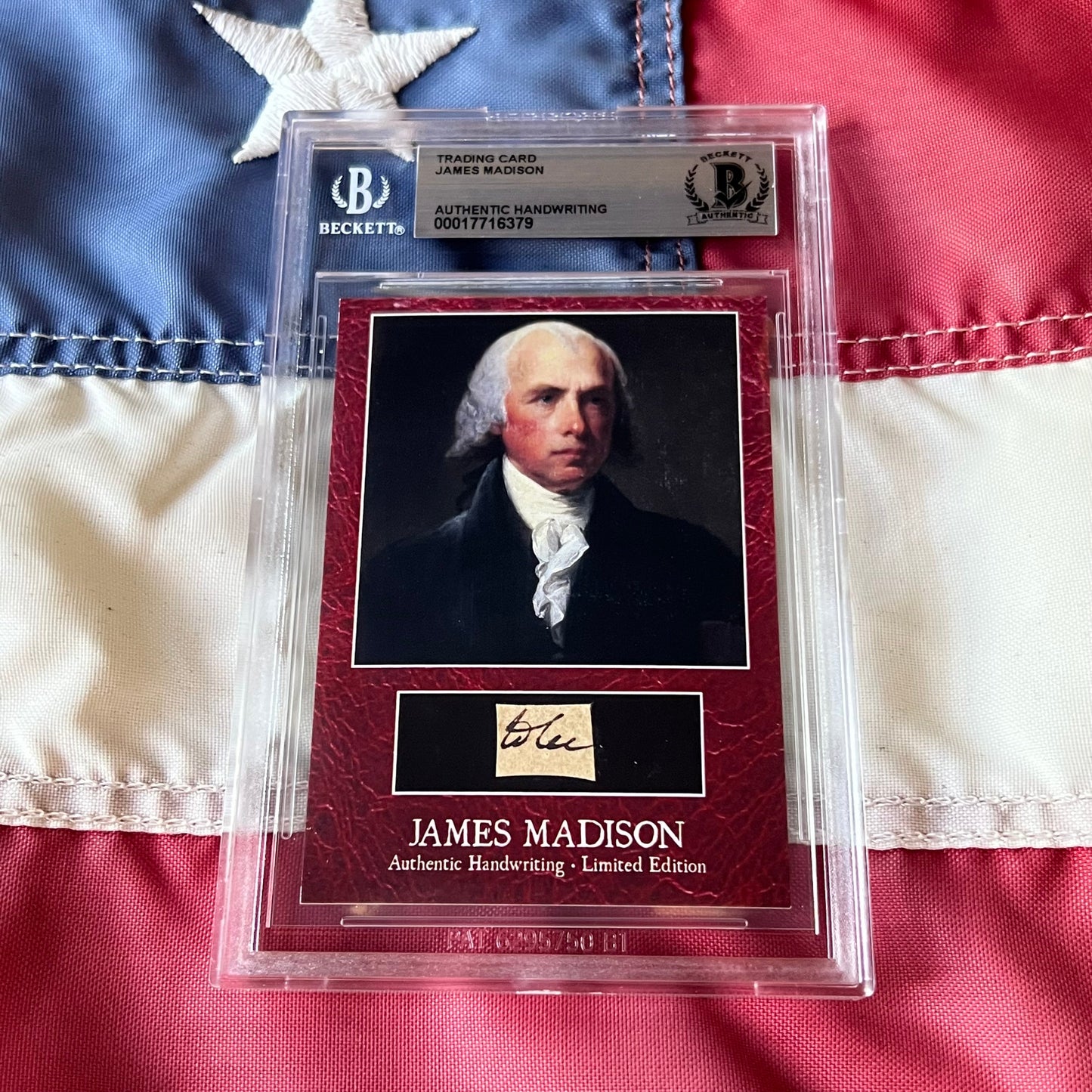 James Madison Beckett  Handwriting