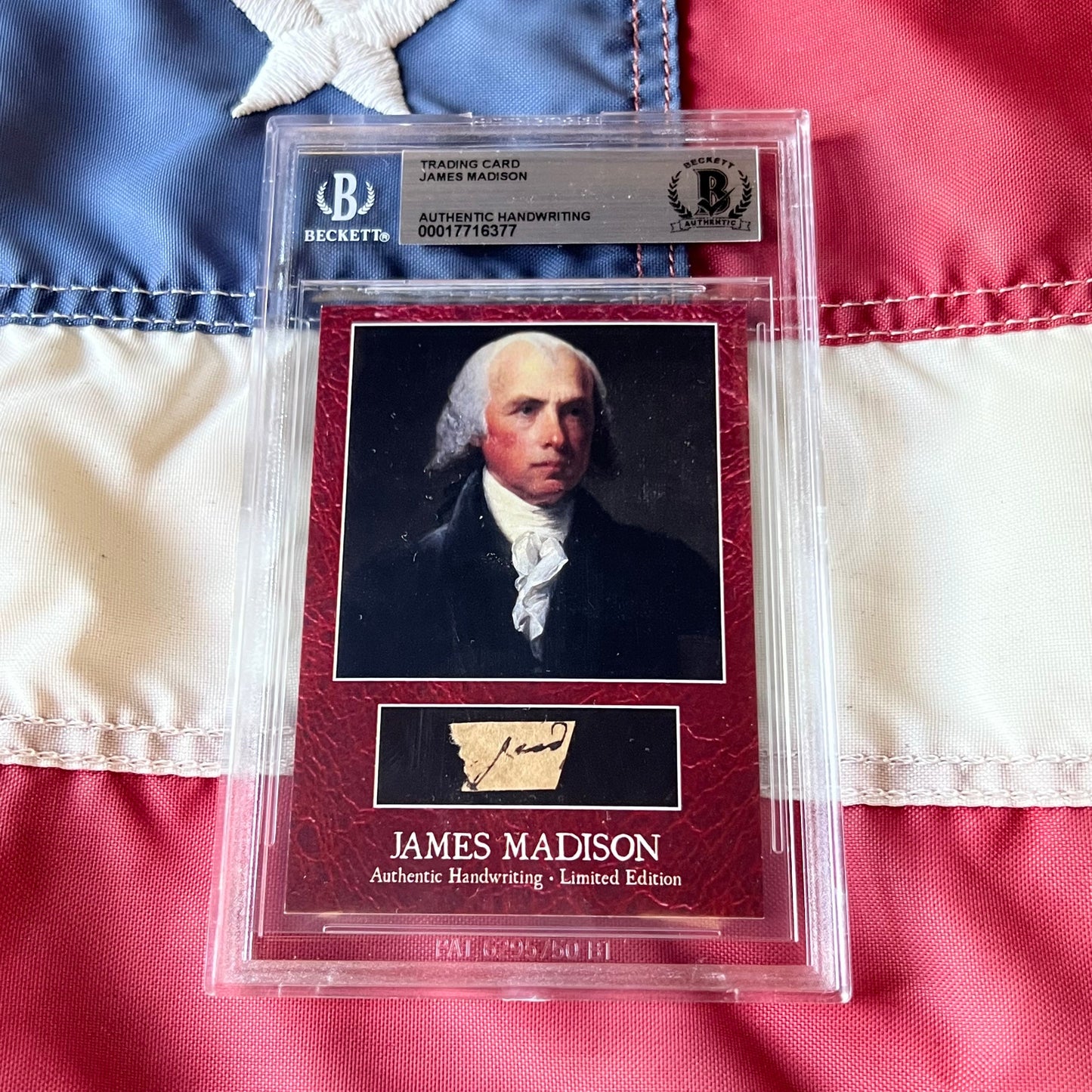 James Madison Beckett  Handwriting
