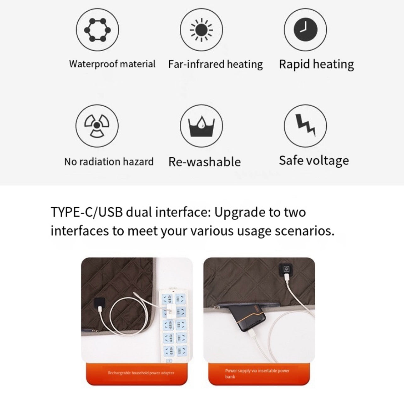 Heated Stroller Seat Pad