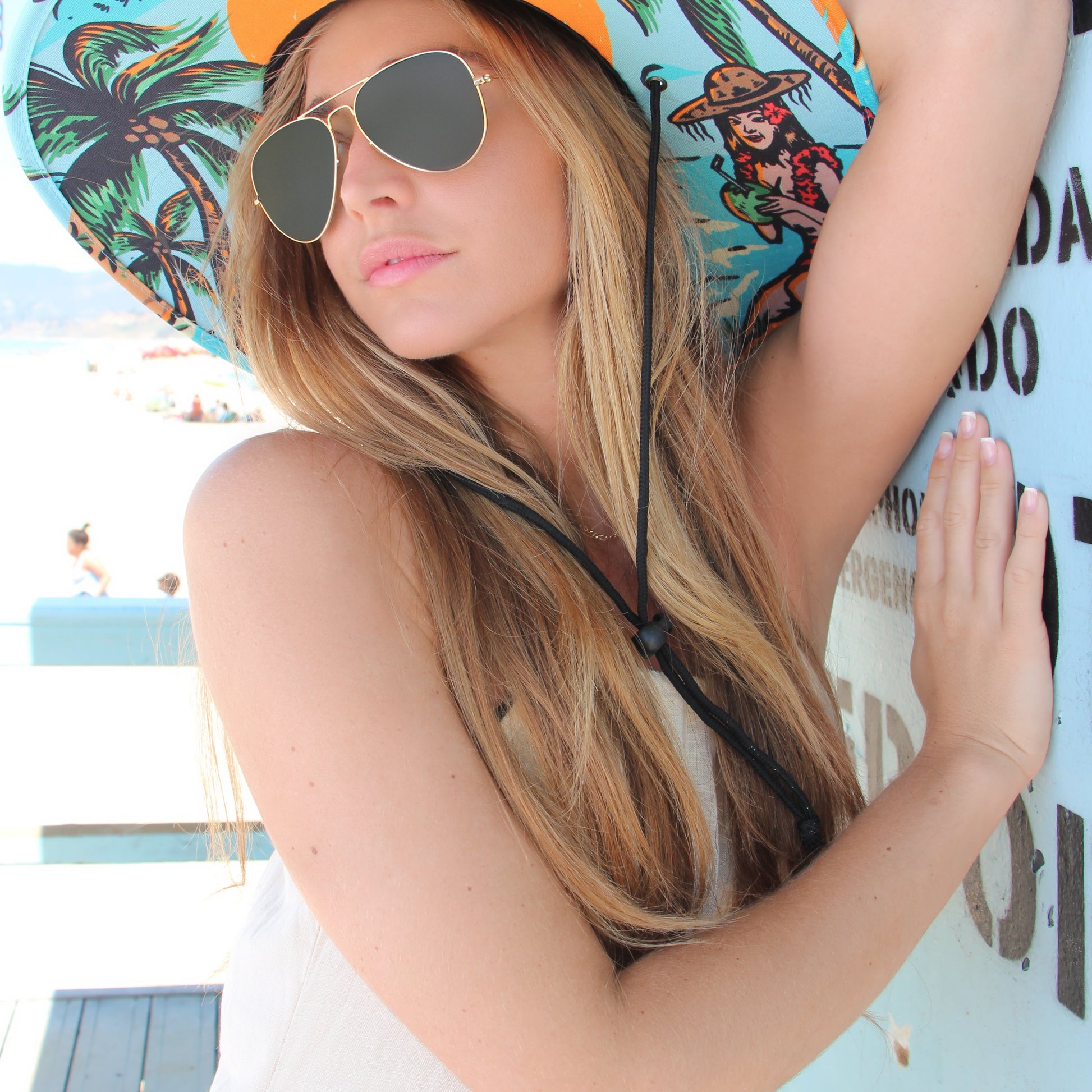 Aloha! Hawaiian Hula Beach Straw Hat - Shoponestop.store