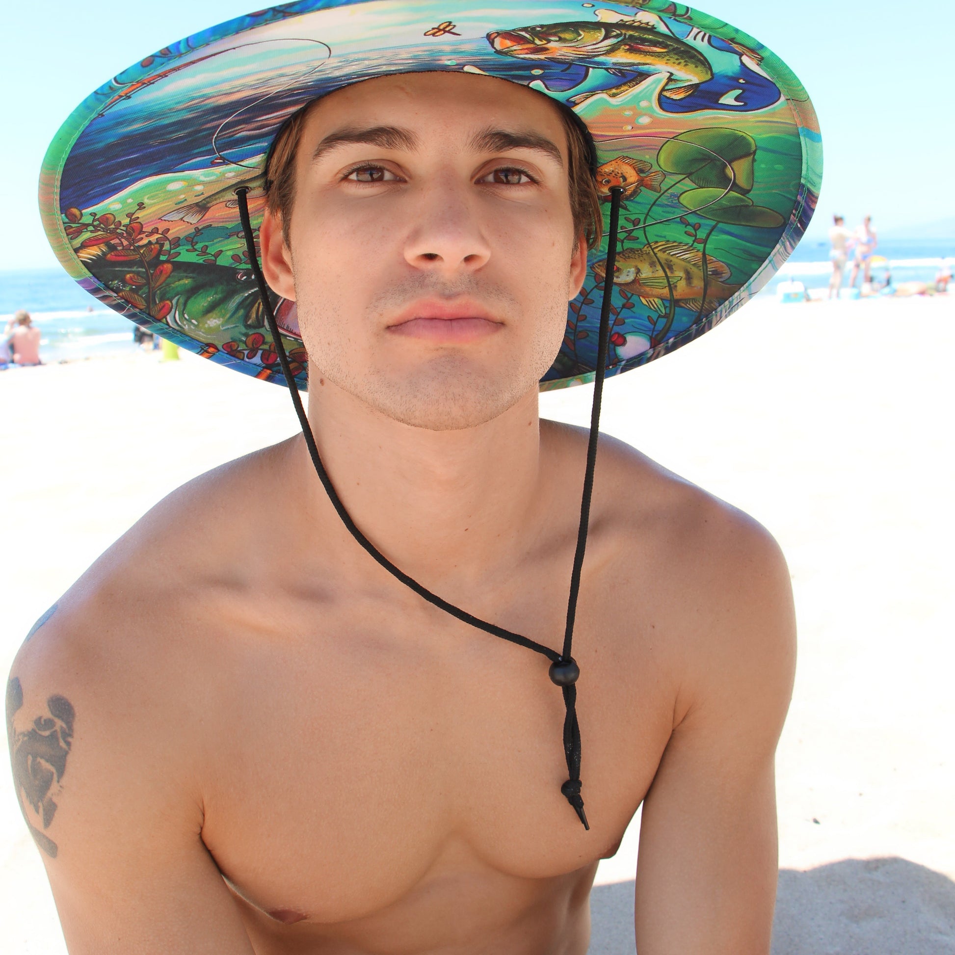 Gone Bass Fishing Straw Hat - Shoponestop.store