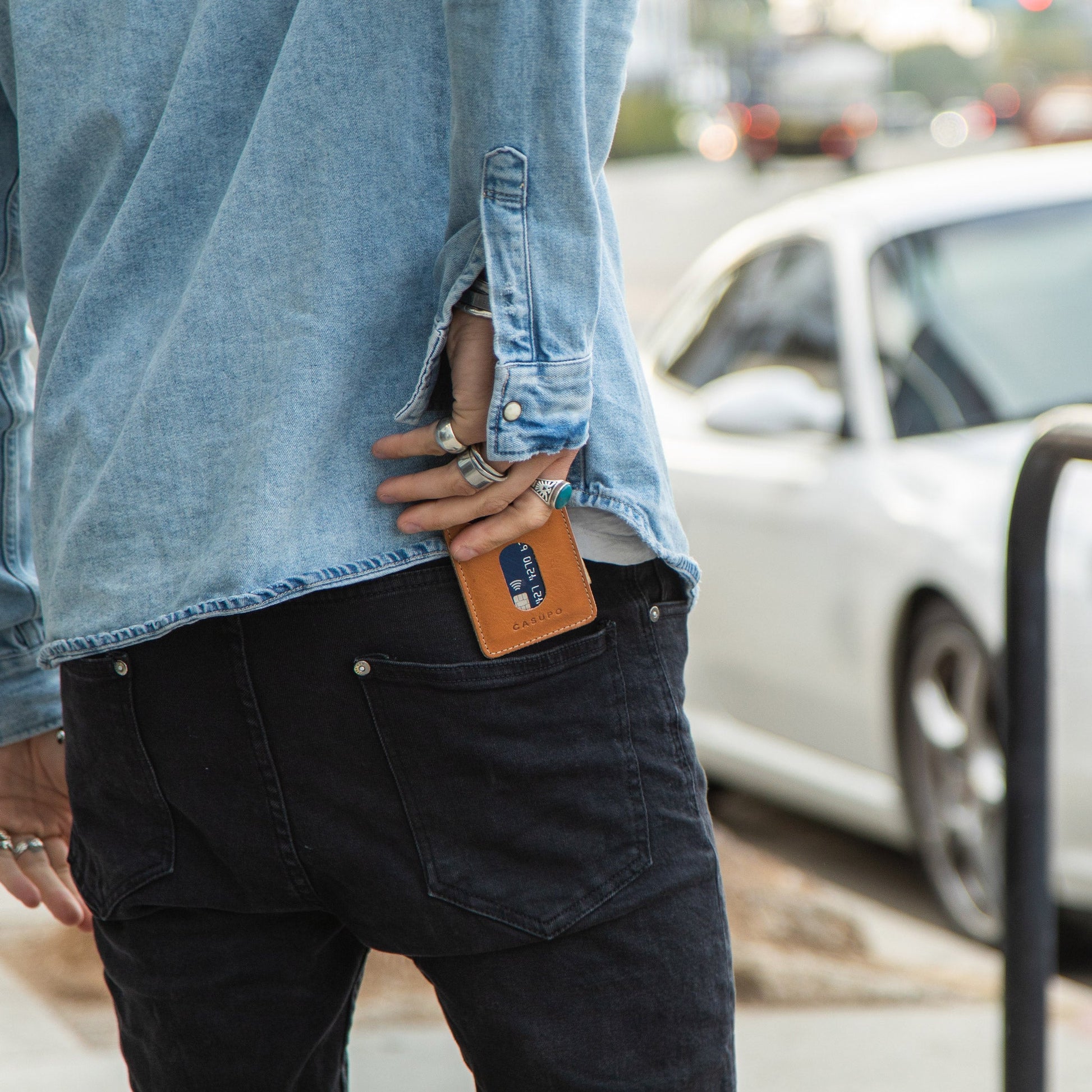 Money Clip Wallet - Natural