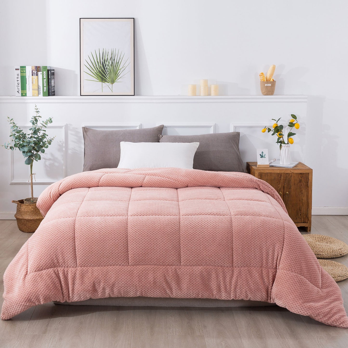 Kasentex Reversible All-Season Plush Comforter