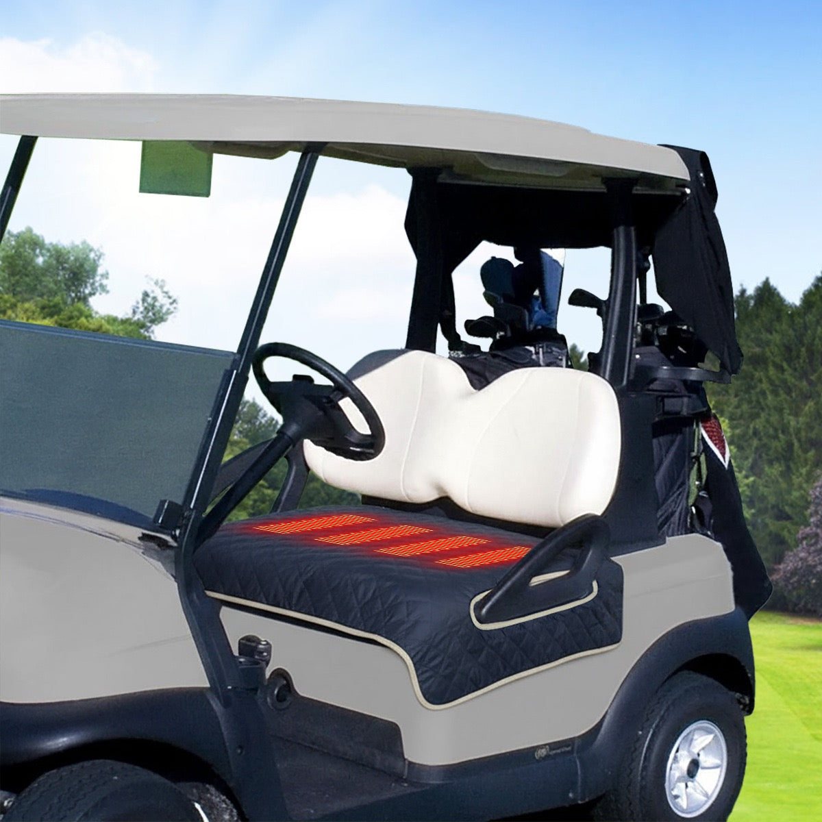 Heated Golf Cart Seat Cushion