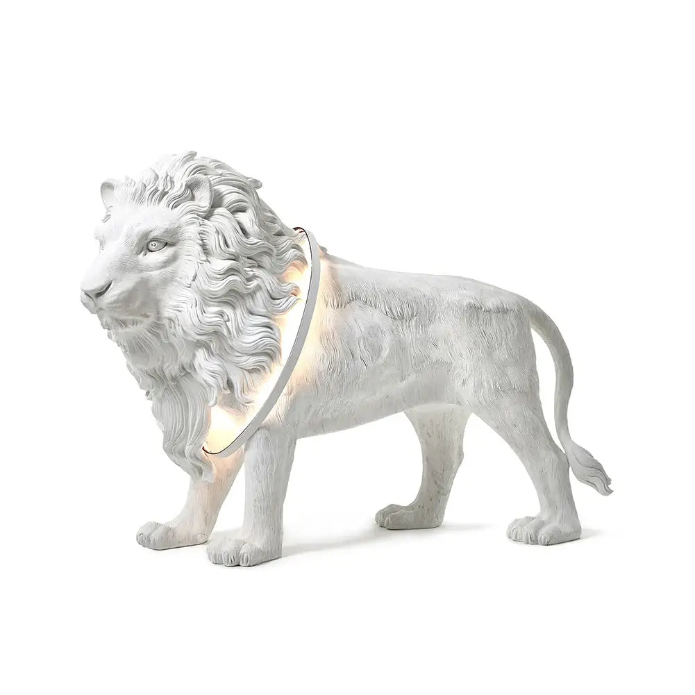 Lion Statue Floor Lamp