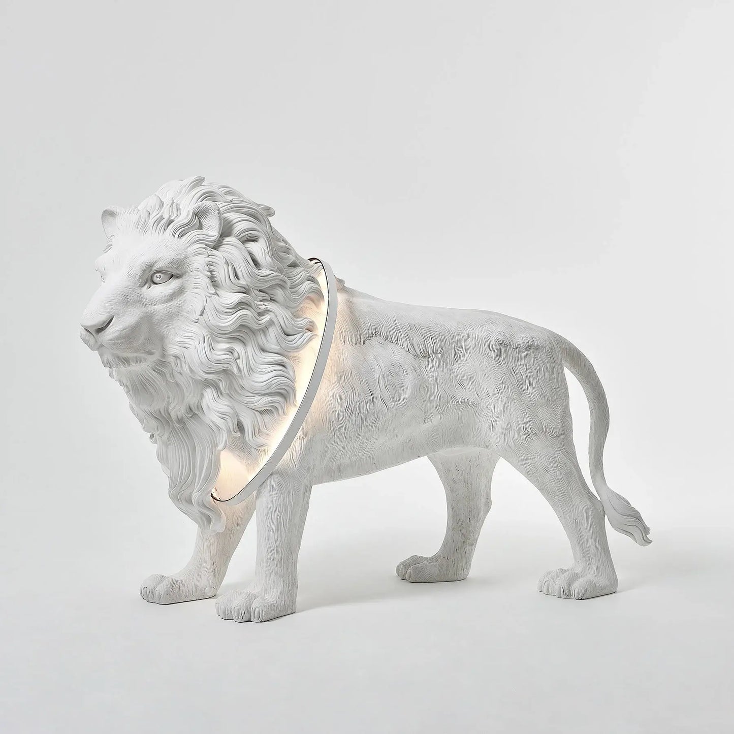 Lion Statue Floor Lamp