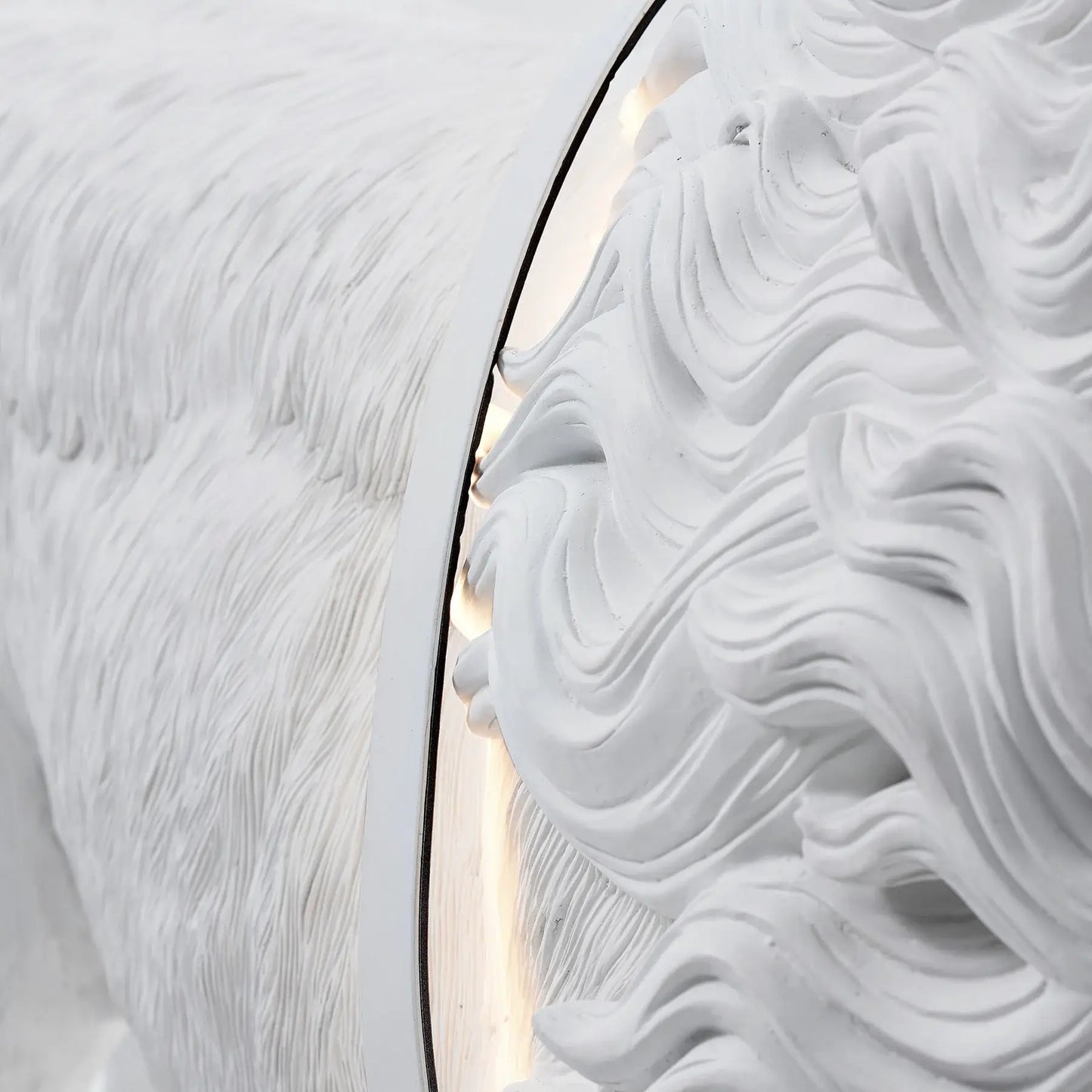 Lion Statue Floor Lamp