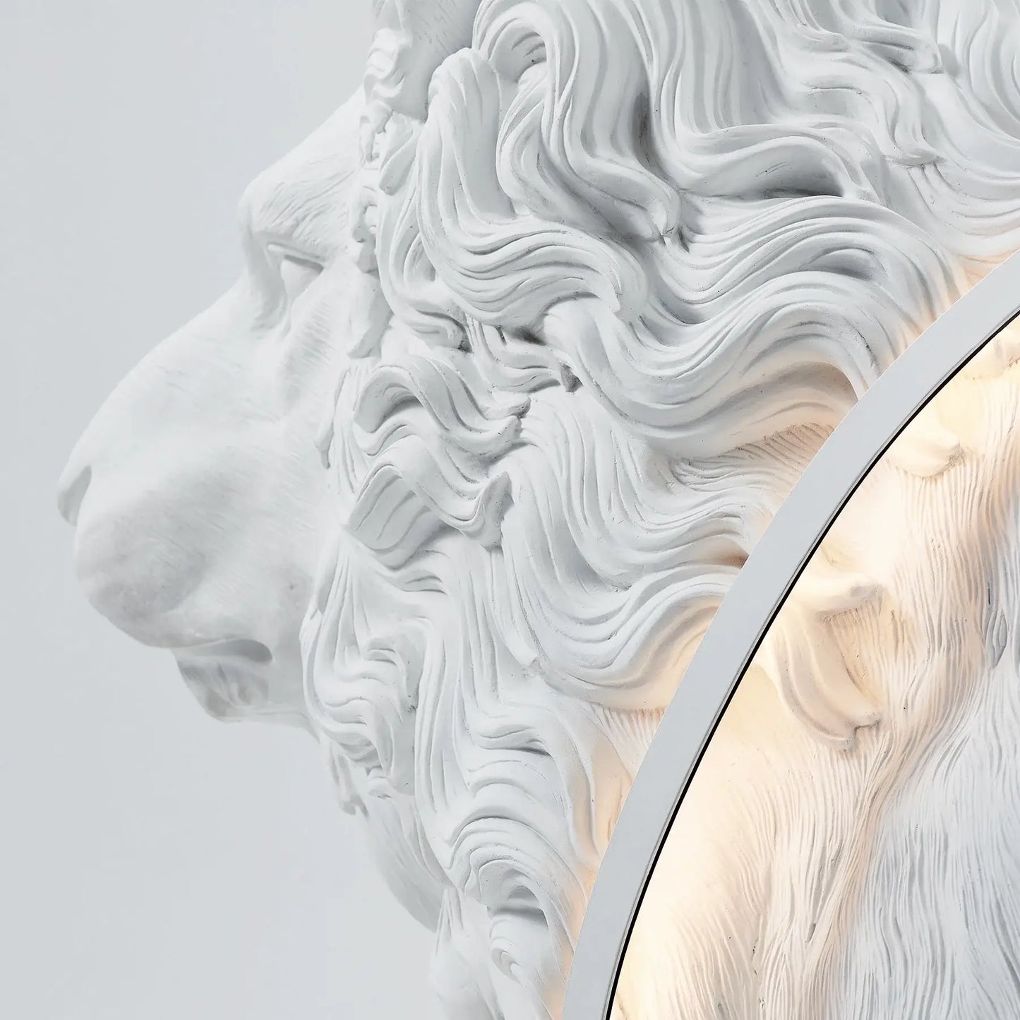 Lion Statue Floor Lamp