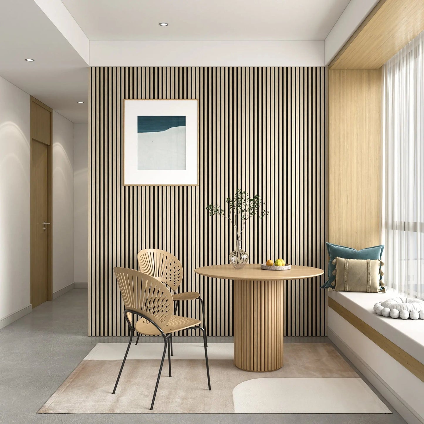 MDF Acoustic Slat Wood Wall Panels