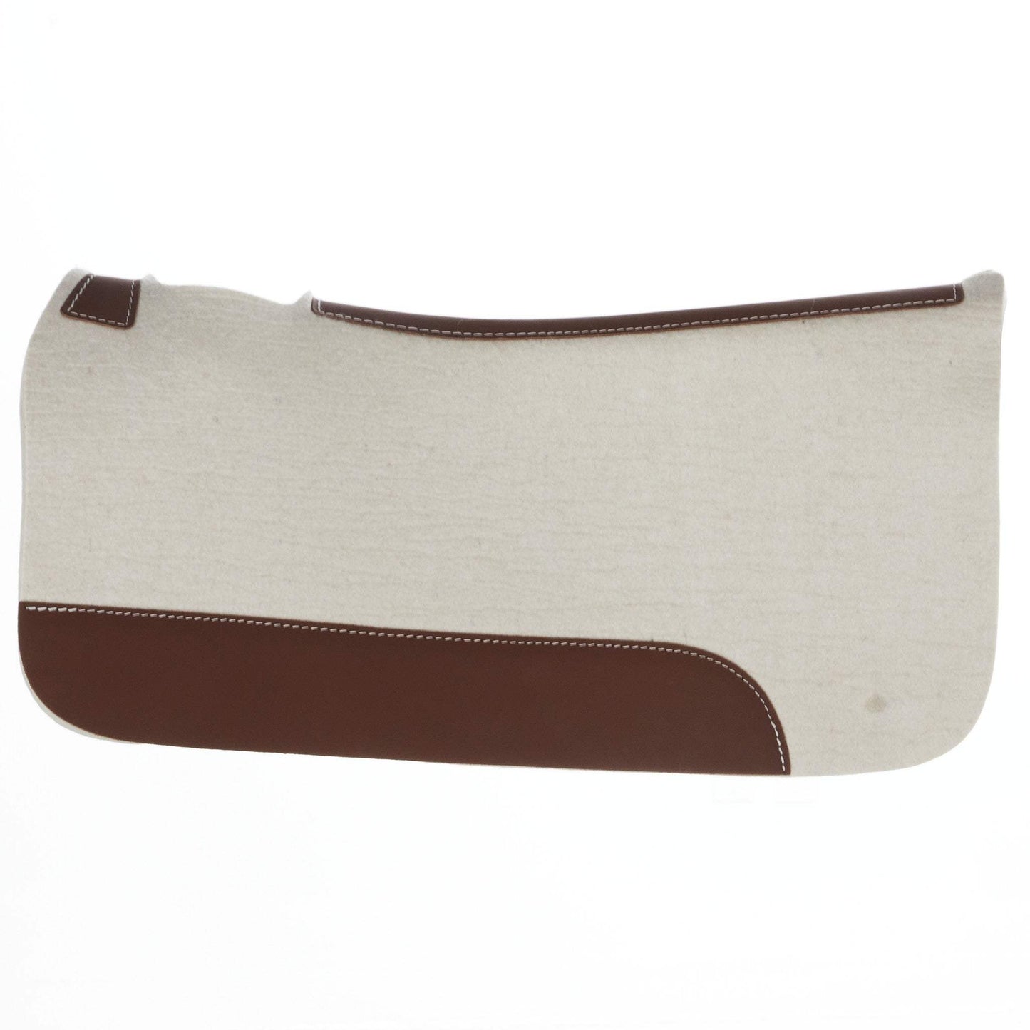 Natural 7 8in 28x30 Felt Barrel Saddle Pad