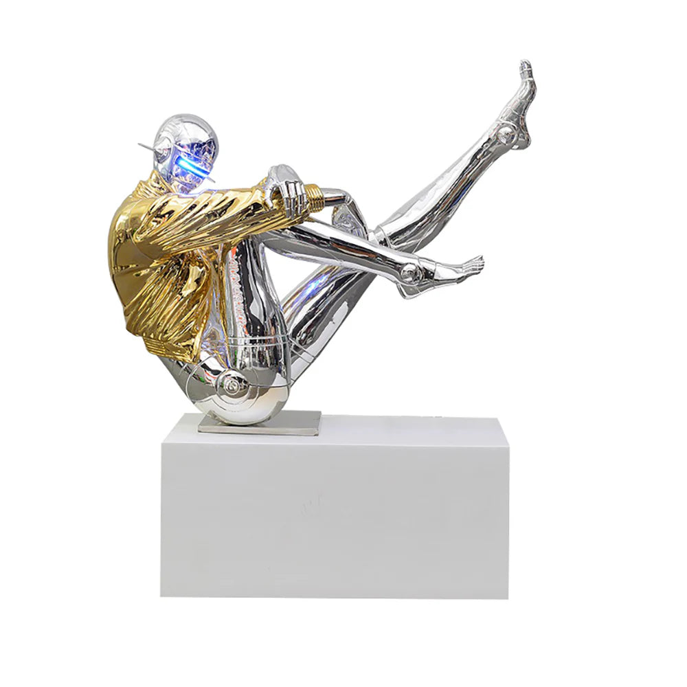 Mechanical Technology Goddess Sculpture Floor Lamp