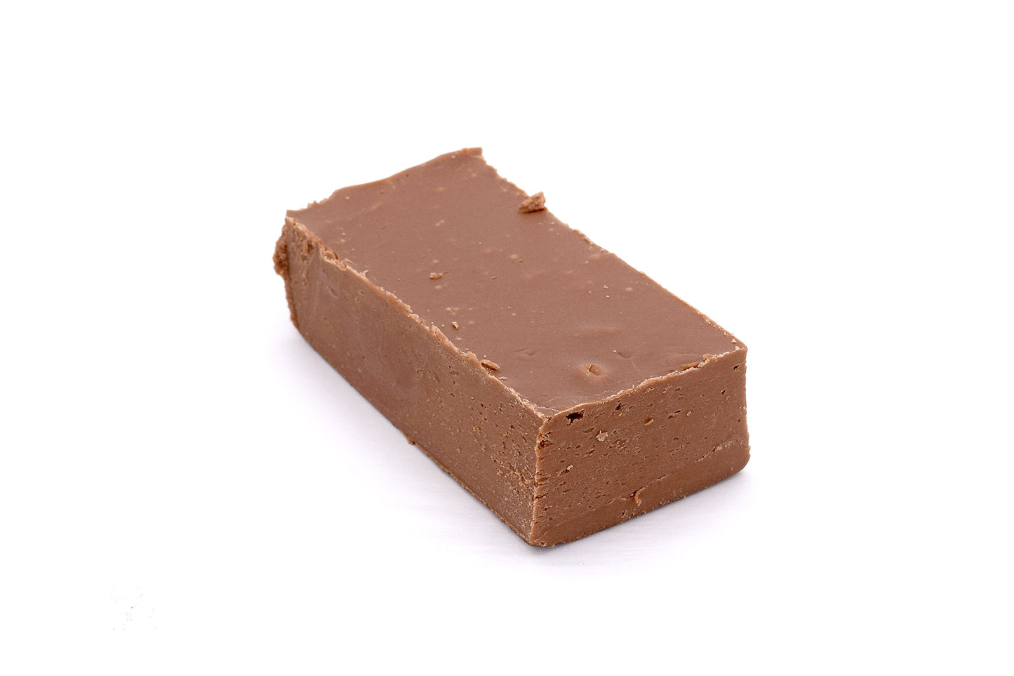 Milk Chocolate Fudge from shoponestop.store, a smooth, rectangular piece of creamy milk chocolate fudge.