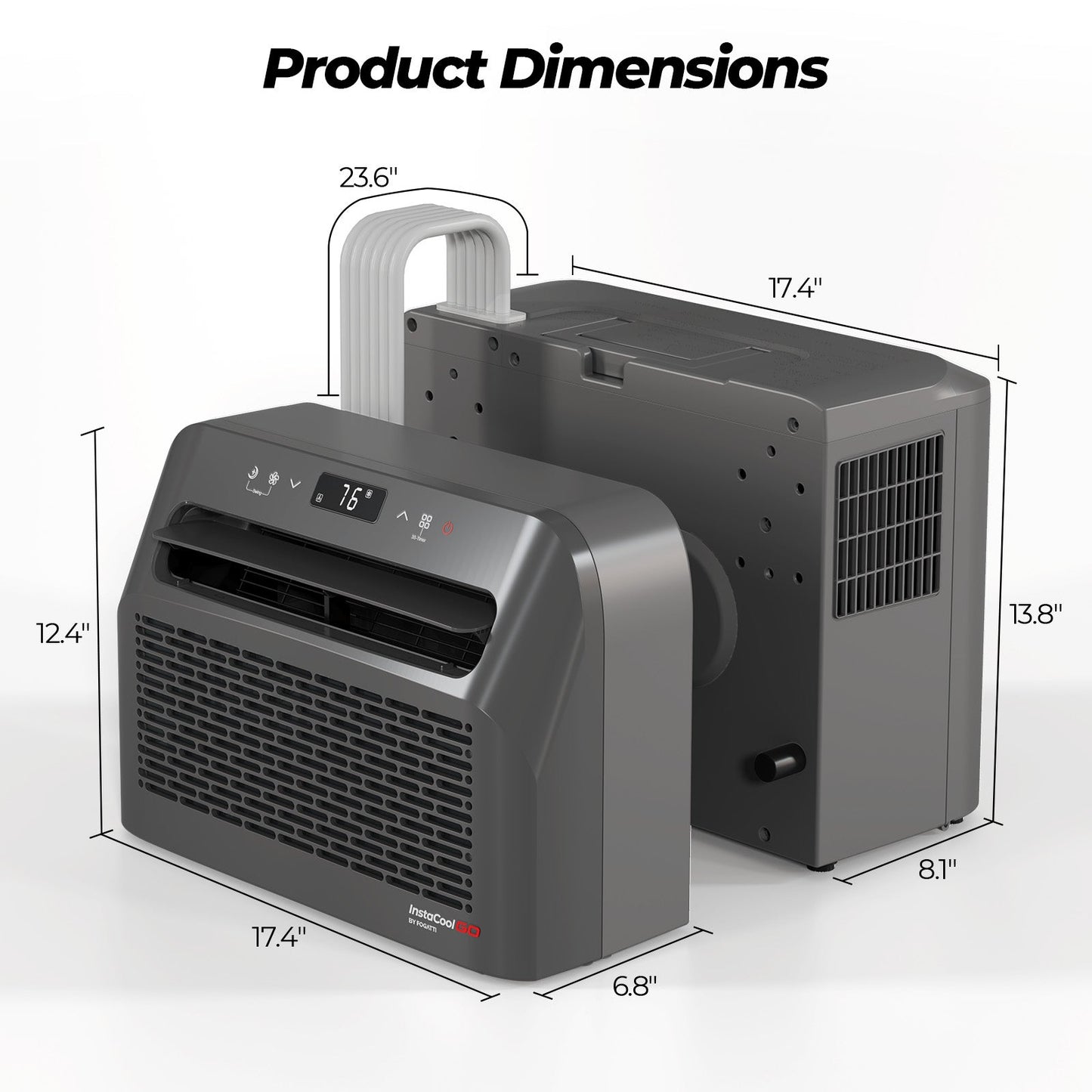 Fogatti InstaCool Go Portable Window Air Conditioner