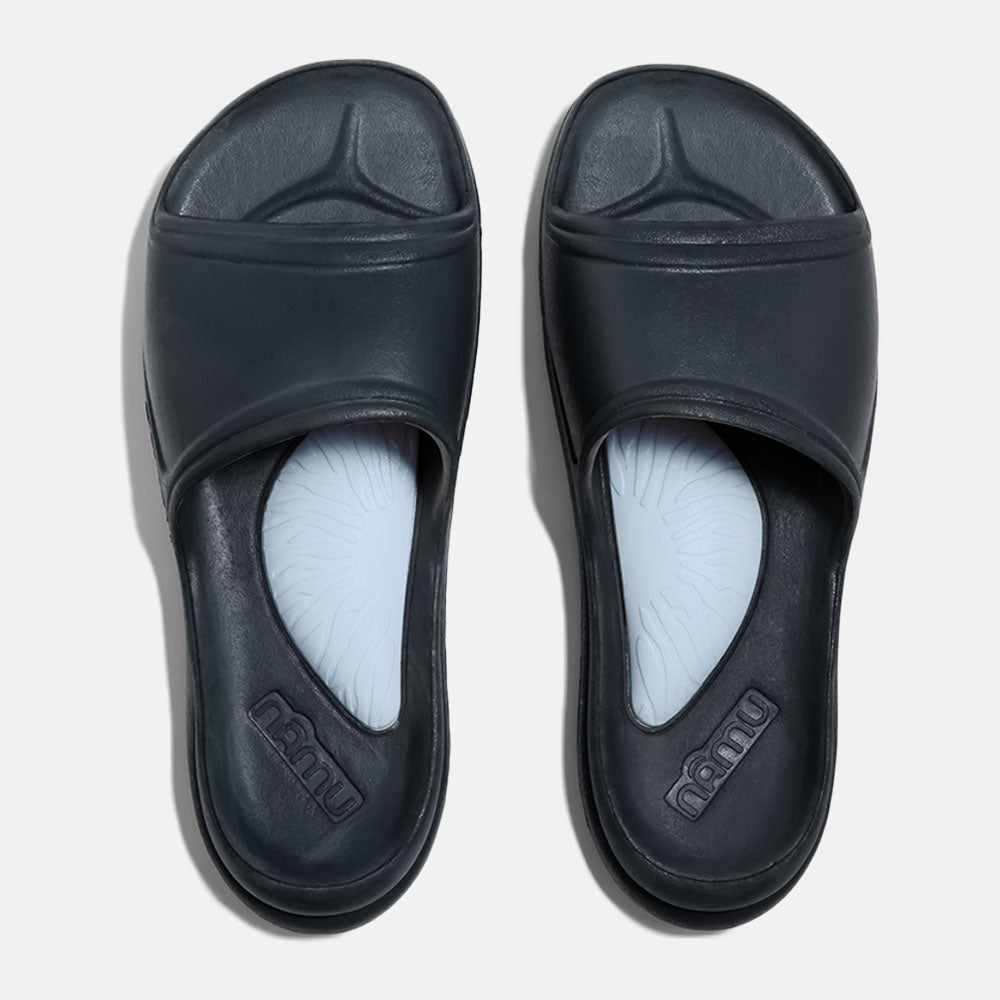 Phase - Space Black Recovery Footwear