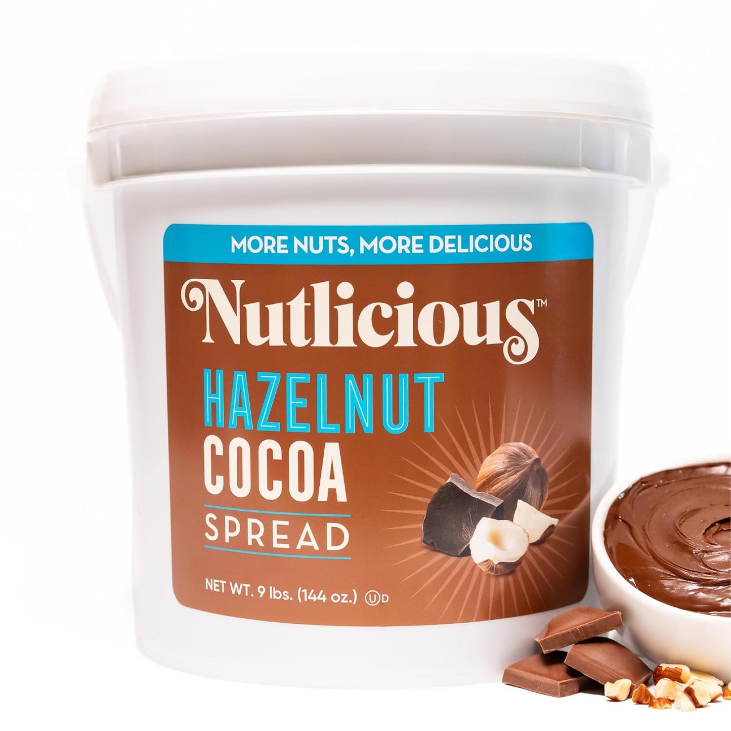 Nutlicious, Hazelnut Cocoa Spread (9 lb)