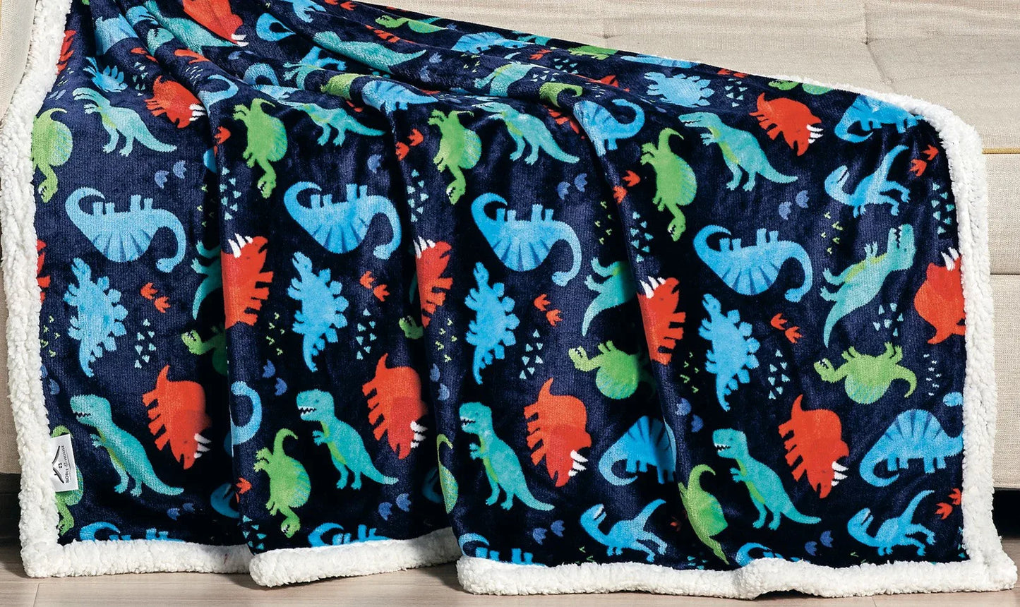 NavyDinoSherpacloseup - shoponestop.store