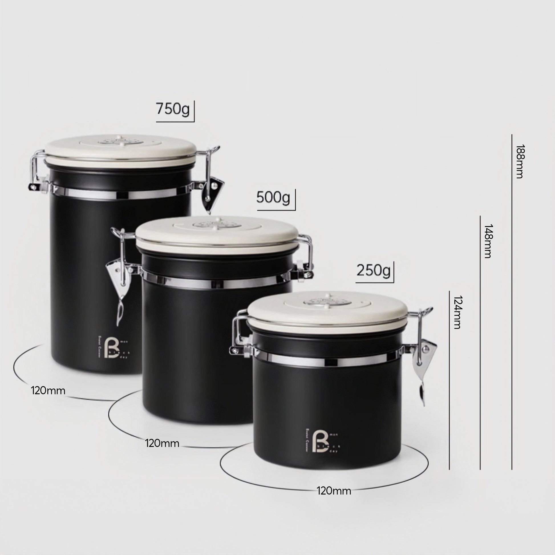 Airtight Coffee Bean Storage Canister