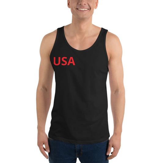 USA Essential Men's Tank TM | Bella + Canvas 3480