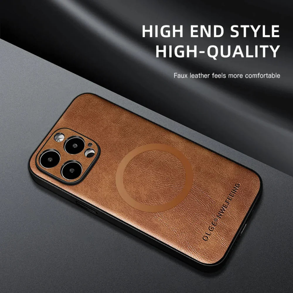 Leather Magnetic Phone Case
