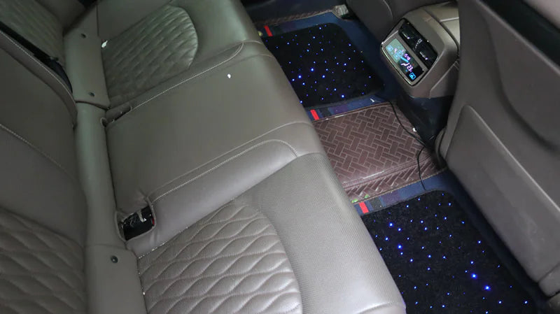 Luminous LED Fiber Optic Car Mats