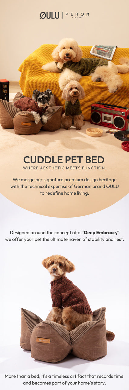 OULU X PEHOM - CUDDLE PET PILLOW BED